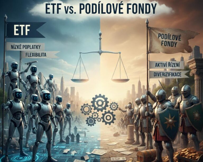 Investiční nástroje jednoduše: ETF vs. podílové fondy